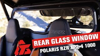 How to Install the Tusk UTV Rear Glass Window on a 2024+ Polaris RZR XP 1000