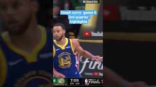 Steph curry 3rd quarter game 6 highlights