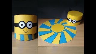 DIY Minion Circular explosion box| Tutorial | Arty Hearty | Sheetal Khajure