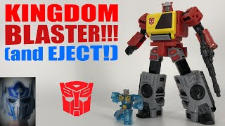 Transformers WFC - Kingdom Blaster Review