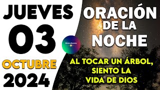 Oración De La Noche De Hoy Jueves 03 de Octubre de 2024🙏Al tocar un  árbol, siento la vida de Dios