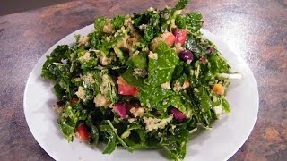 Warm Green Quinoa Salad Great  Vegetarian Recipe