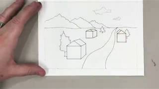 1 Point Perspective Landscape Demo