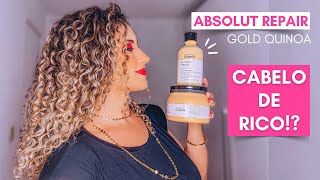 RESENHA ABSOLUT REPAIR PROTEIN + GOLD QUINOA - É Isso Tudo Mesmo?? | Denia Gabi