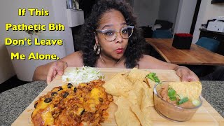 I Have Something To Say To The Low Life Who Is Stalking US. Homemade Enchiladas Mukbang!