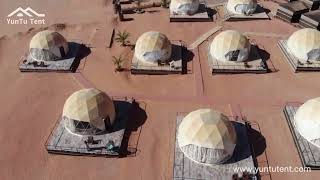 'Eco-Luxury' Glamping Domes The Desert