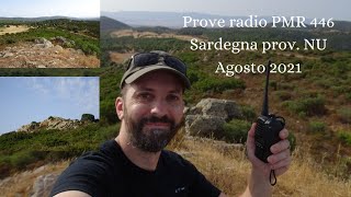 PROVE RADIO PMR 446  -  SARDEGNA   ( Prov. di NU )  -  agosto 2021 #austis #radioausolibero