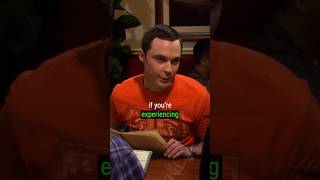 Sheldon - If you are experiencing | TBBT S04E16 #shorts