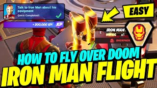 How to EASILY Fly Over Castle Doom with Iron Man's Flight Kit & Get Iron Man's Flight Kit - Fortnite