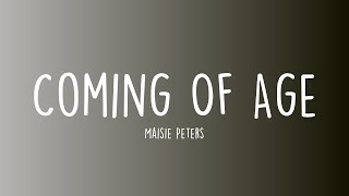 Maisie Peters - Coming Of Age (Lyrics)