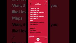 Maps • Yeah Yeah Yeahs #fypシ゚viral #myspotify #artist #lyrics #spotifysingle #musician #singer