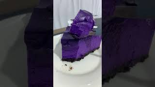 Ube cheesecake #food #cake