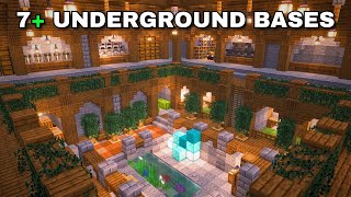 7+ Underground Base IDEAS for Survival Minecraft 1.21