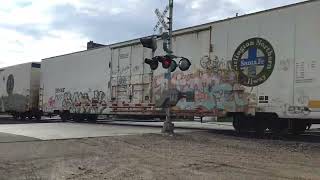 3 Locomotive westbound with Loud SD70ace leader