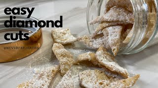 How to make Kerala snack Diamond Cuts - No Kneading, No Rolling easy recipe