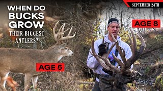 When Do Bucks Grow Their Biggest Antlers? | Bowhunting Whitetails w/ Bill Winke