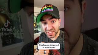 "SpongeBob, Elmo, South Park, Lion King voices, "Challenge Accepted"   | tiktok therupple