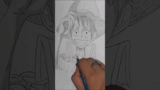 Luffy sketch| One piece| onepiece manga| sketch #shorts #onepiece #animeart #fanart #youtubeshorts