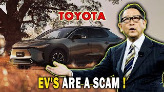 Toyota Chairman Ignites Heated Debate on EVs | What is the Future of IT's?