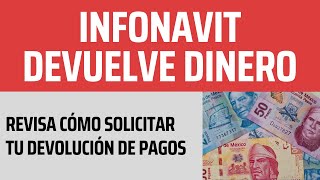 INFONAVIT DEVUELVE DINERO A ACREDITADOS: Revisa cómo hacerlo