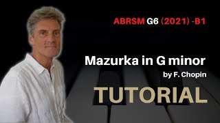 Mazurka (op.67, no.2) by F. Chopin: ABRSM Grade 6 Piano (2021 & 2022) - B1