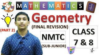 Geometry | PART 2 | Final Revision| Class 7th & 8th | NMTC Sub-Junior 2024 | #nmtc #math #geometry