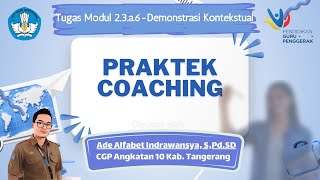 Tugas Modul 2.3.a.6 Demonstrasi Kontekstual - Praktik Coaching