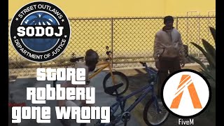 Gta 5 Roleplay Funny Moments 2 Hobos rob a 24 7 gone wrong (SODOJ) #8