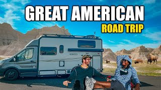 GREAT AMERICAN ROAD TRIP in our Camper Van (RV Life Documentary)