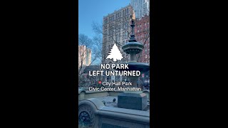 Exploring City Hall Park | No Park Left Unturned #shorts