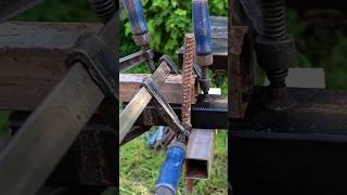 Hacks for welding the base of a pipe for concreting a pillar