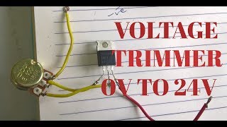 20v to 0v trimmer