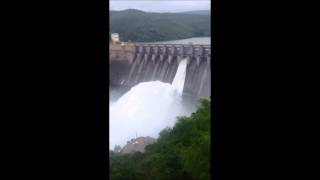 Srisailam Dam - Water release