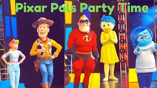 Disneyland/ Disney World Pixar Pals Party Time 2024 | Sadness, Joy, Woody, Mr. Incredible and more |