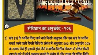 भारत का संविधान अनुच्छेद-206क्या है। What is Article-206 of Indian Constitution in Hindi (Part-3)