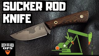 Making A Knife From Oilfield Sucker Rod | Knife Making