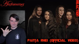 AEPHANEMER - Panta Rhei (Official Video) REACTION