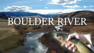 Rainbows and Browns! - the INCREDIBLE Boulder River (Fishing Montana)