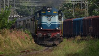 KJM ALCO begins chugging with Karwar-Yeshwantpur Express at Udupi! #indianrailways