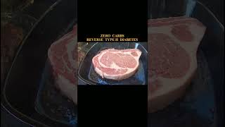 With a Ribeye you can start to reverse type II diabetes #SHORTS