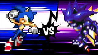 Sonic Vs. Mecha Sonic | Battle For Ultimate Power! (Sprite Animation)