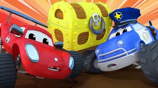 Le piège - Monster Town 🚗 Dessin animé enfants