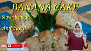 RESEP BOLU PISANG SUPER LEMBUT ANTI GAGAL