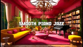 Smooth Jazz Piano Music in a cozy, Luxurious Cafe space ☕ Smooth Jazz Musical instrument for Work