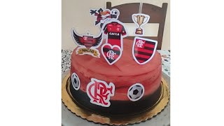 #decoraçãodebolo tema Flamengo