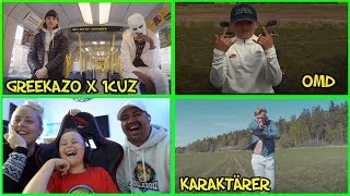 REAGERAR PÅ SVENSK HIPHOP | GREEKAZO x 1.CUZ, OMD, KARAKTÄRER