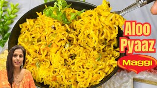 ALOO PYAAZ KI MASALEDAR MAGGI | KIDS FAVOURITE MAGGI | MASALA MAGGI RECIPE  | SILKY'S KITCHEN |