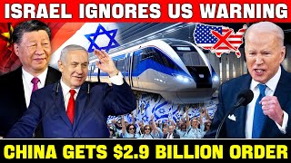 Biden Very Angry! Israel Hands Over $2.9 Billion Rail Project To China | It Will Change Everything