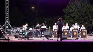 77th army band performing at Lawton Oklahoma’s freedom Festival