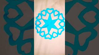 Easy Paper snowflakes|paper craft#christmas decoration 2024 #snowflakes